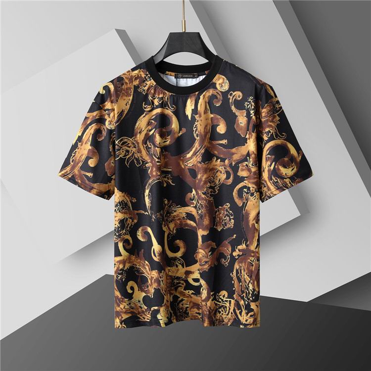 Wholesale Cheap High-quality men Versace Short Sleeve Replica Designer T Shirts for Sale