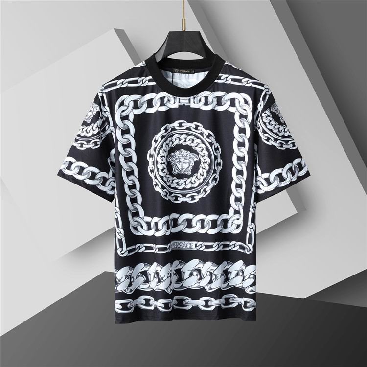 Wholesale Cheap High-quality men Versace Short Sleeve Replica Designer T Shirts for Sale