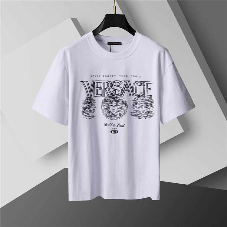 Wholesale Cheap High-quality men Versace Short Sleeve Replica Designer T Shirts for Sale