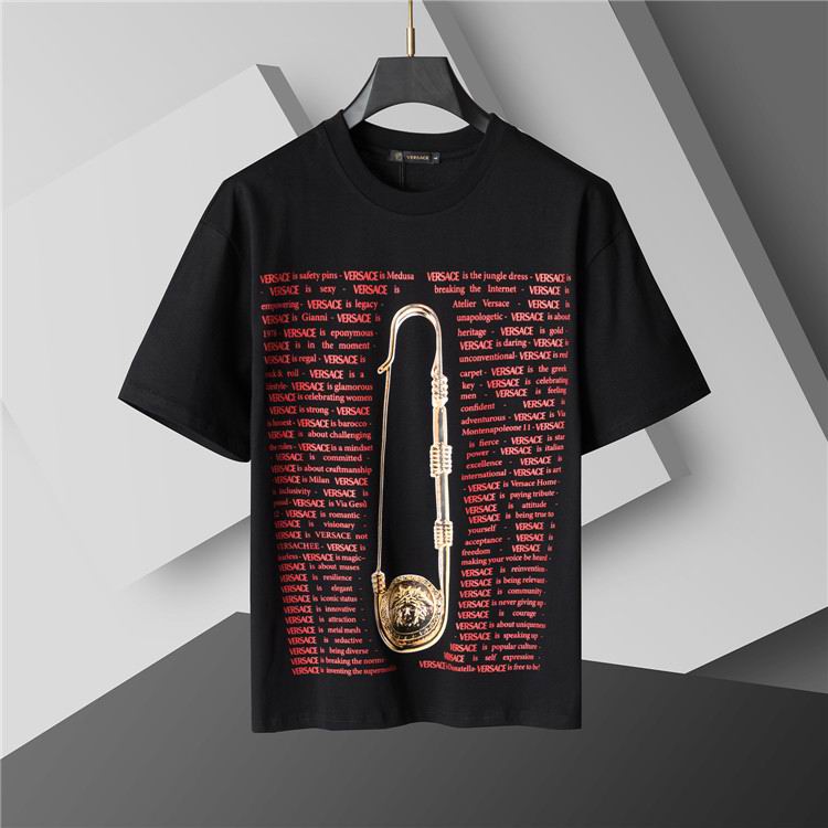 Wholesale Cheap High-quality men Versace Short Sleeve Replica Designer T Shirts for Sale
