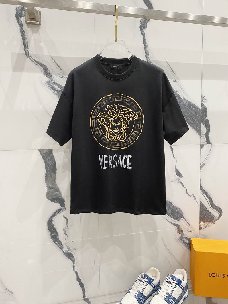Wholesale Cheap High-quality women Versace Short Sleeve Replica Designer T Shirts for Sale