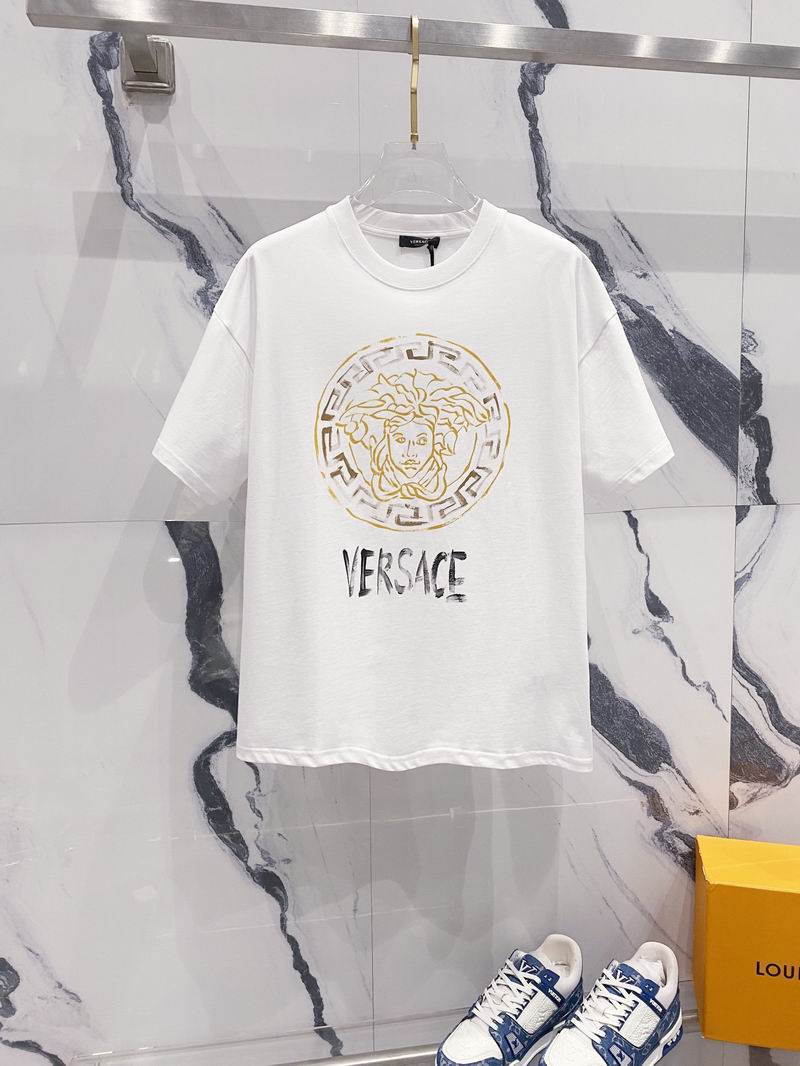 Wholesale Cheap High-quality women Versace Short Sleeve Replica Designer T Shirts for Sale