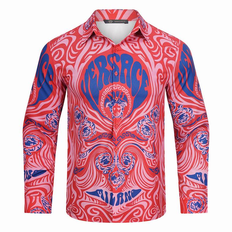 Wholesale Cheap V ersace Long Sleeve Shirts for Sale
