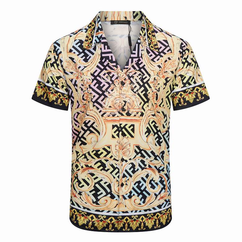 Wholesale Cheap V ersace Short Sleeve Shirts for Sale