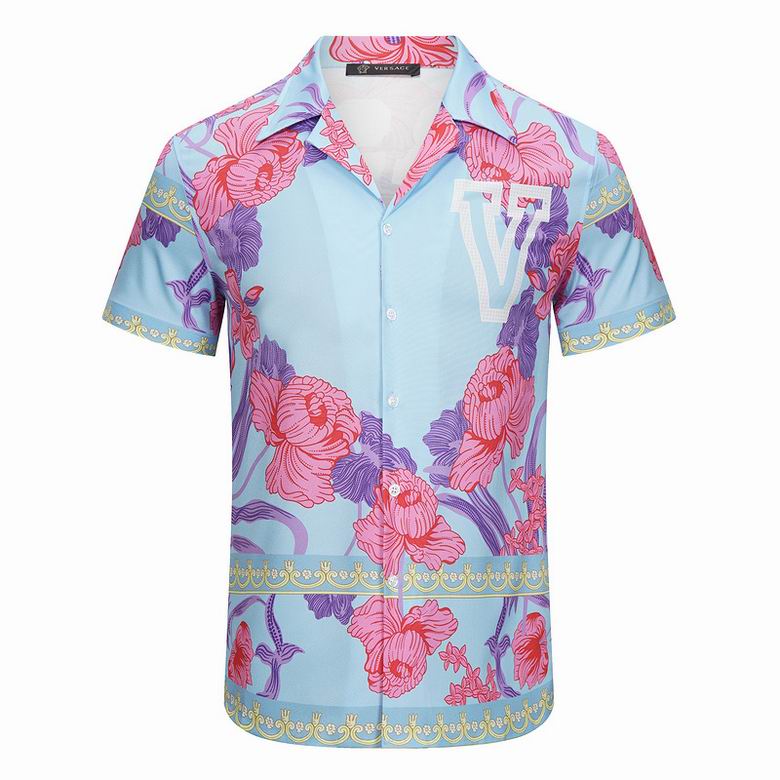 Wholesale Cheap V ersace Short Sleeve Shirts for Sale