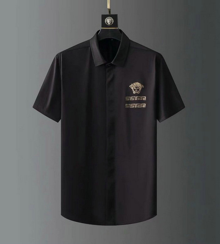 Wholesale Cheap V ersace mens Fashion Short Sleeve Shirts for Sale