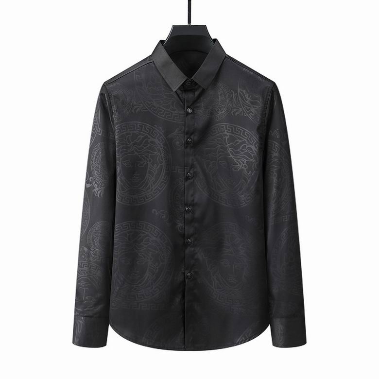 Wholesale Cheap V ersace Long Shirts for Sale