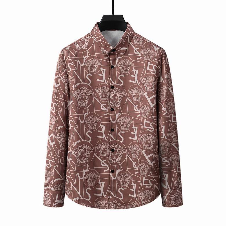 Wholesale Cheap V ersace Long Shirts for Sale