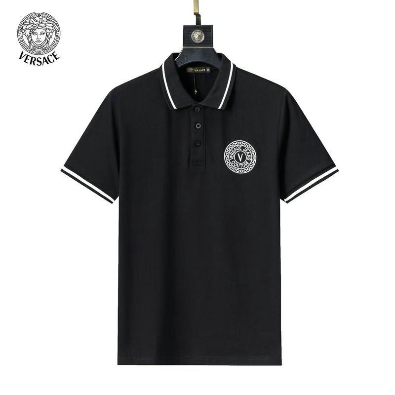 Wholesale Cheap High Quality Versace Replica Lapel Designer T shirts for Sale