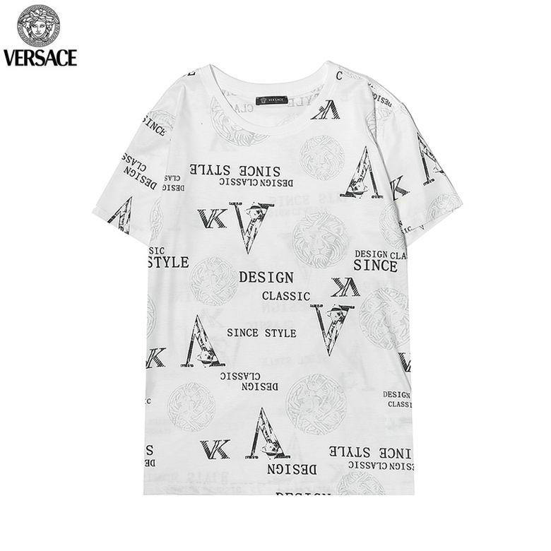 Wholesale Cheap V ersace mens Short T-Shirts for Sale