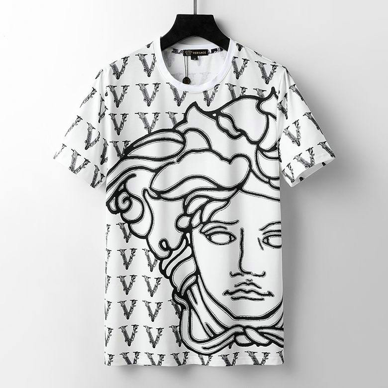 Wholesale Cheap V ersace mens Short Sleeve T-Shirts for Sale
