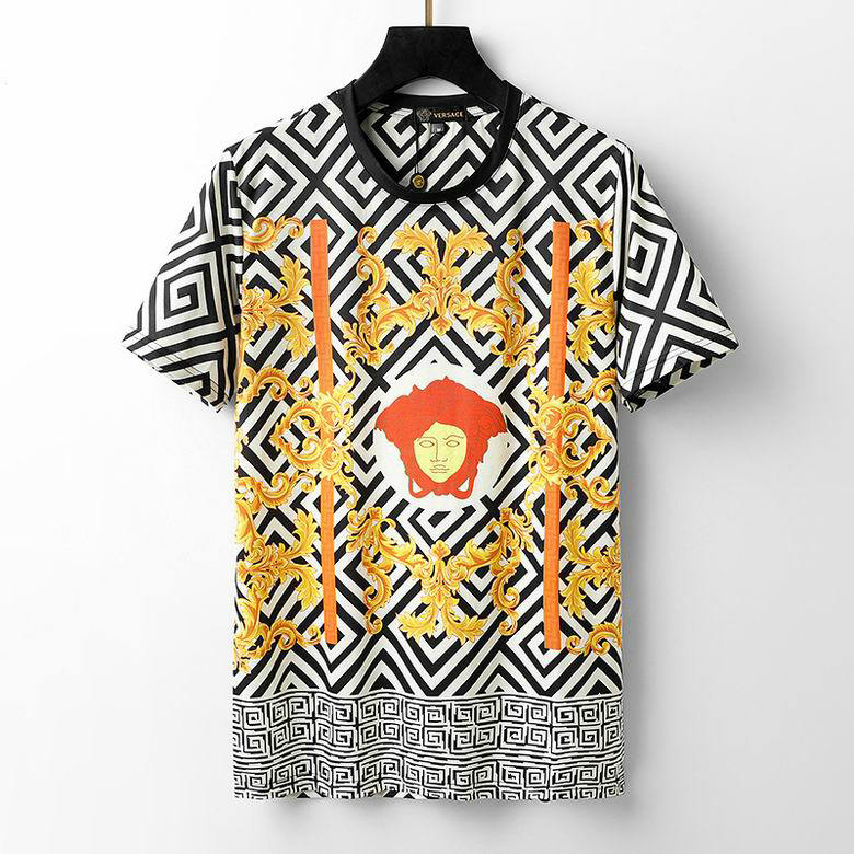 Wholesale Cheap V ersace mens Short Sleeve T-Shirts for Sale