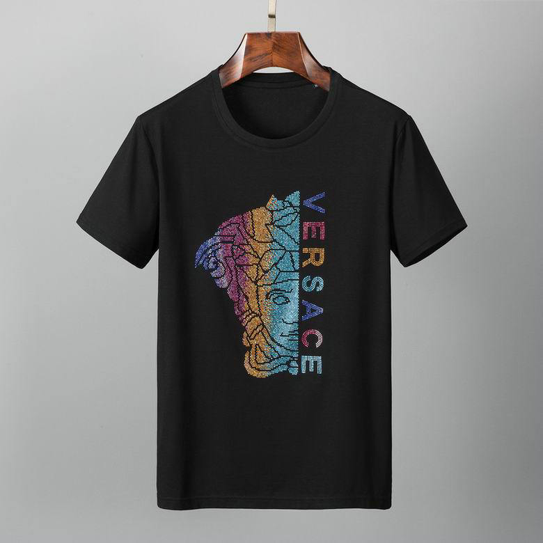 Wholesale Cheap V ersace mens Short Sleeve T-Shirts for Sale