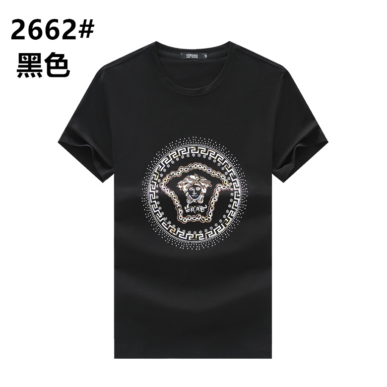 Wholesale Cheap V ersace Short Sleeve men T Shirts for Sale