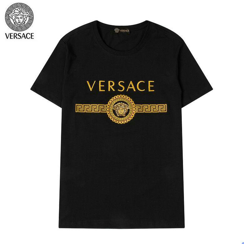 Wholesale Cheap V ersace mens Short T-Shirts for Sale