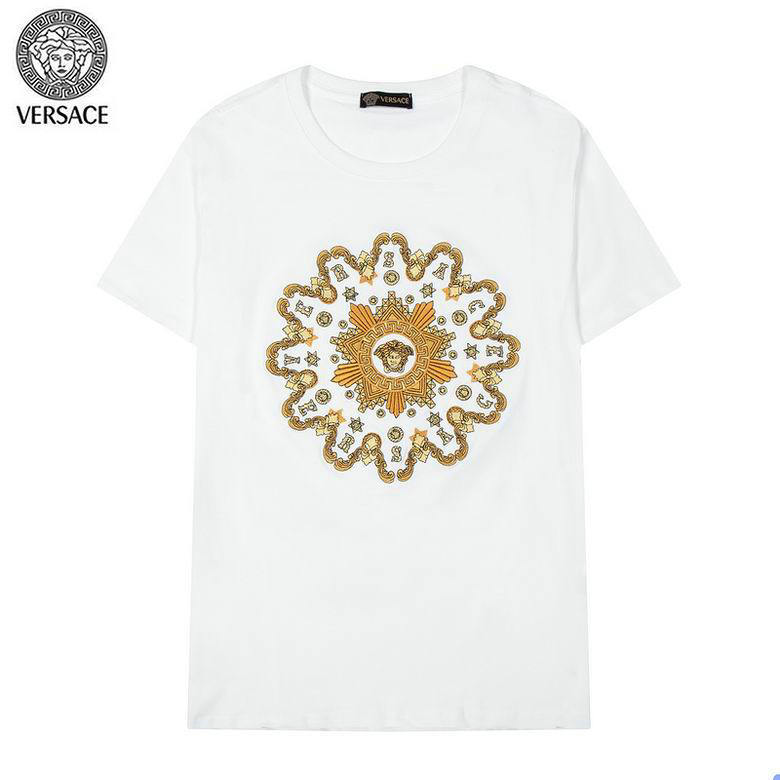 Wholesale Cheap V ersace mens Short T-Shirts for Sale