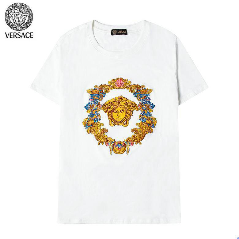 Wholesale Cheap V ersace mens Short T-Shirts for Sale