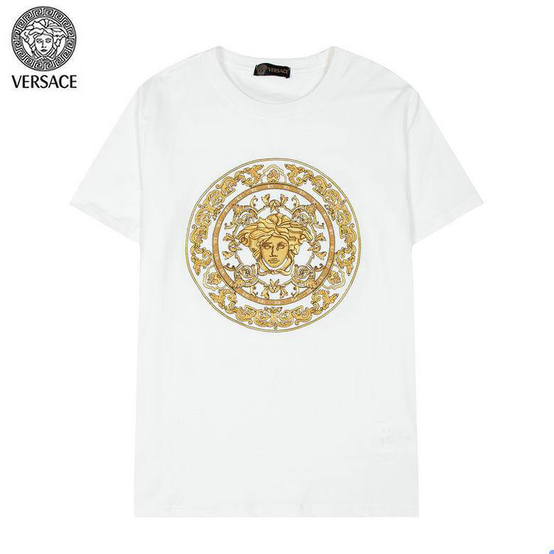 Wholesale Cheap V ersace mens Short T-Shirts for Sale