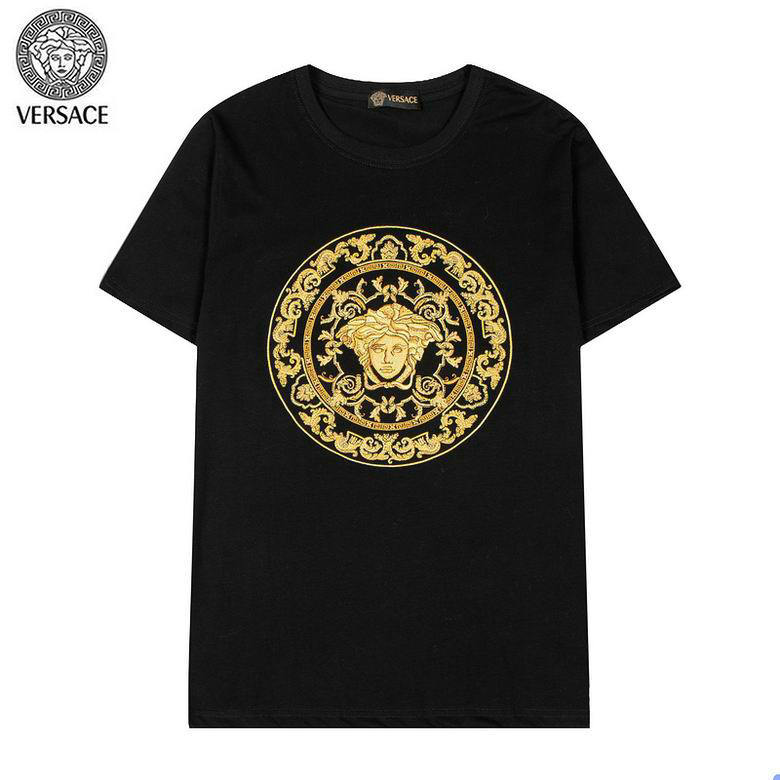 Wholesale Cheap V ersace mens Short T-Shirts for Sale