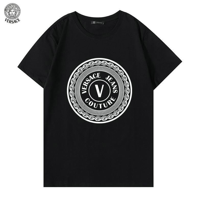 Wholesale Cheap V ersace mens Short T-Shirts for Sale