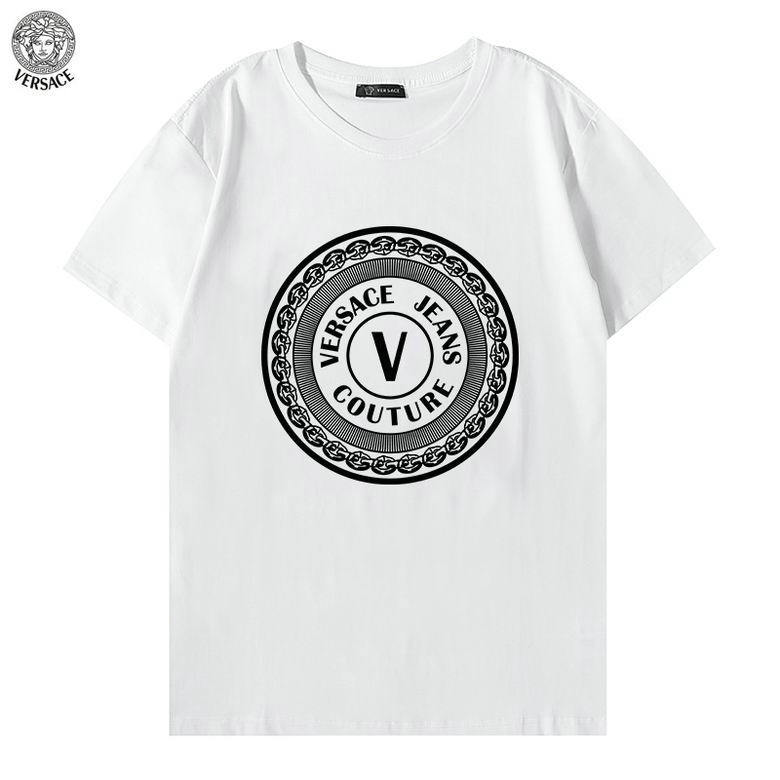 Wholesale Cheap V ersace mens Short T-Shirts for Sale