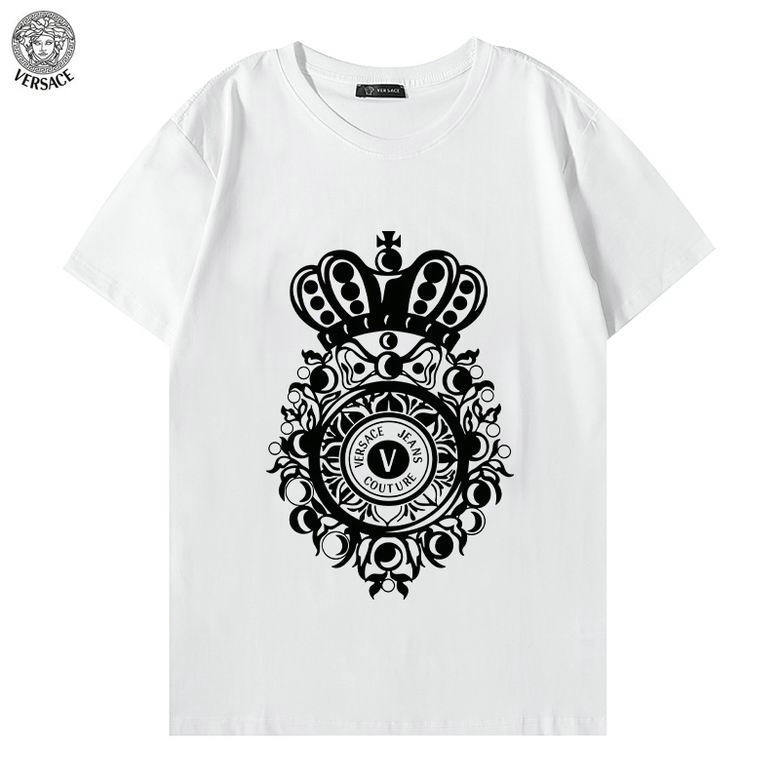 Wholesale Cheap V ersace mens Short T-Shirts for Sale