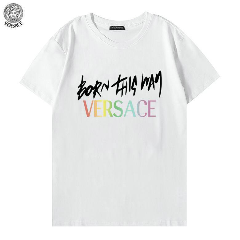 Wholesale Cheap V ersace mens Short T-Shirts for Sale