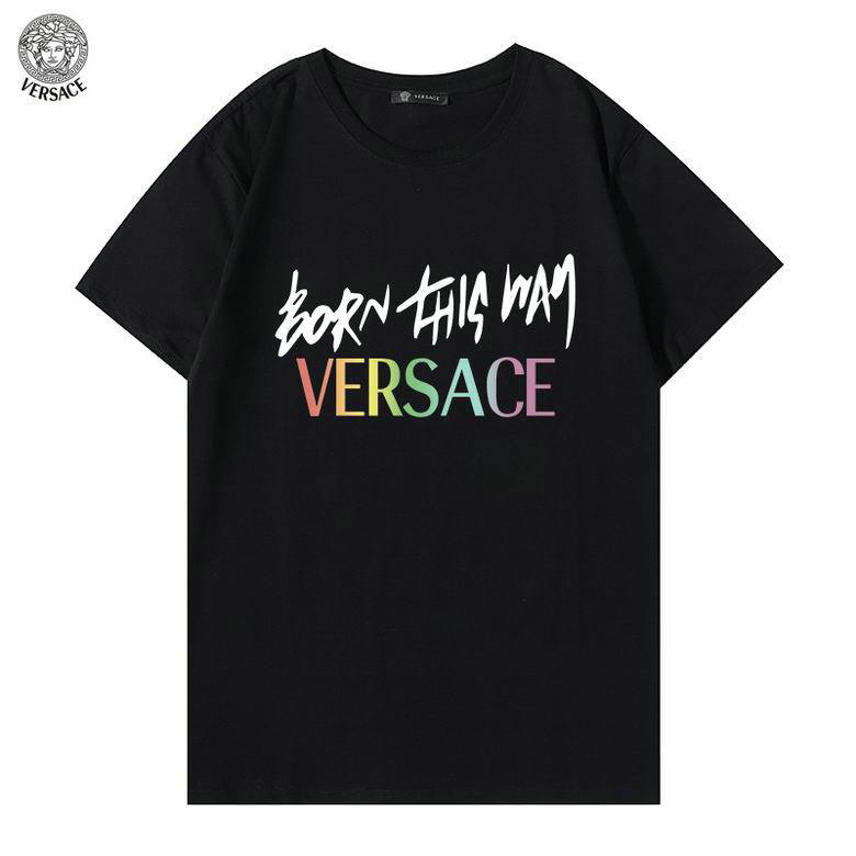 Wholesale Cheap V ersace mens Short T-Shirts for Sale