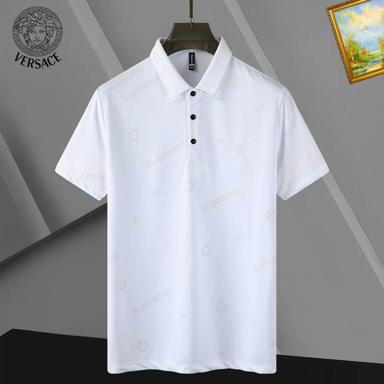 Wholesale Cheap Versace Short Sleeve Lapel T shirts for Sale