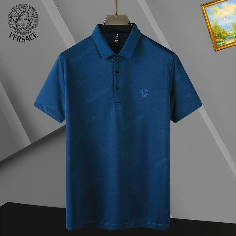 Wholesale Cheap Versace Short Sleeve Lapel T shirts for Sale
