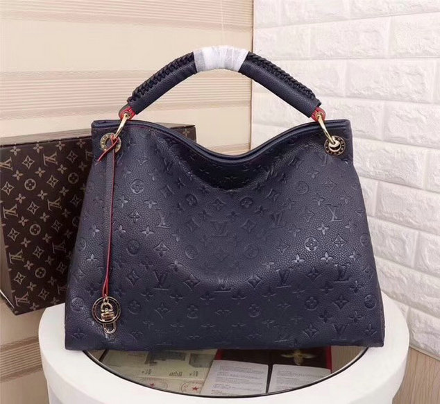Wholesale AAA Louis Vuitton ARTSY MM Monogram Empreinte Leather Handbags Sale-00256