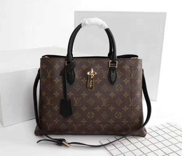 Wholesale Cheap Louis Vuitton Flower Tote Monogram Canvas Replica Handbags For Sale-216