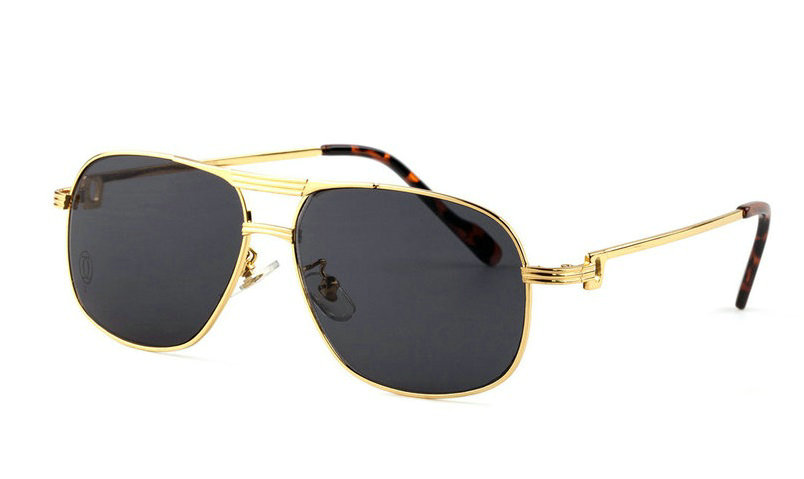 Wholesale Replica Cartier Full Rim Metal Eyeglasses for Sale-037