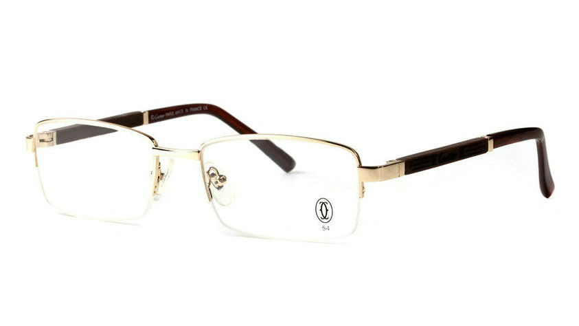Wholesale Cheap Replica Cartier Metal Memory Plastic Glasses Frames For Sale-032