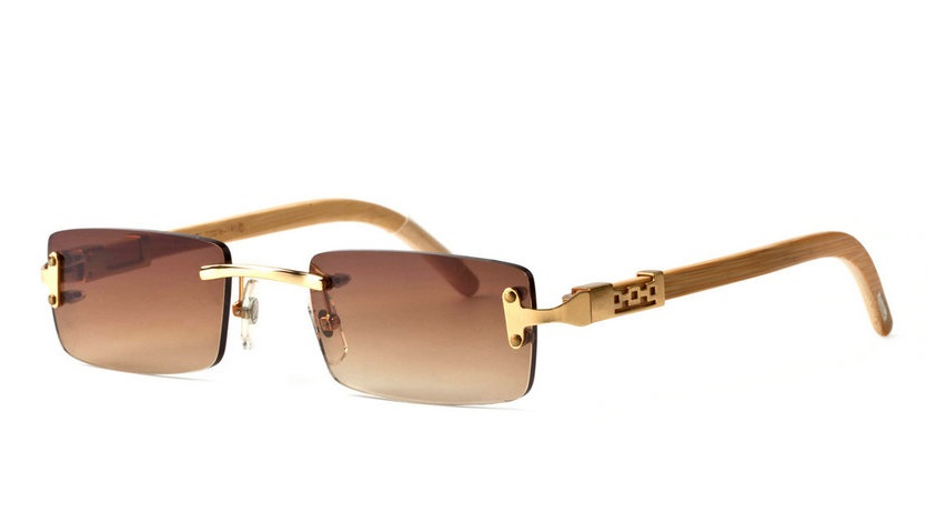 Wholesale Cheap Cartier Bamboo Glasses Frames for Sale-010