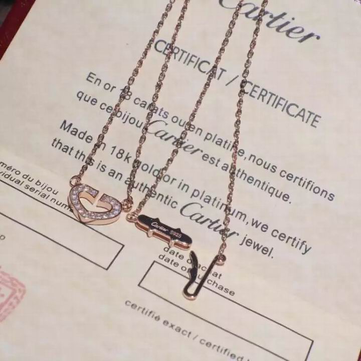 Wholesale Cheap Cartier Replica Necklace-016