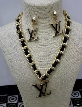 Wholesale LV Replica Jewelry Sets-033