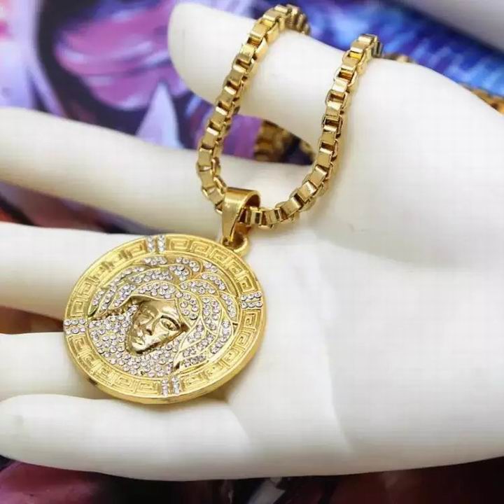 Wholesale Fashion Versace Necklaces Replica-093