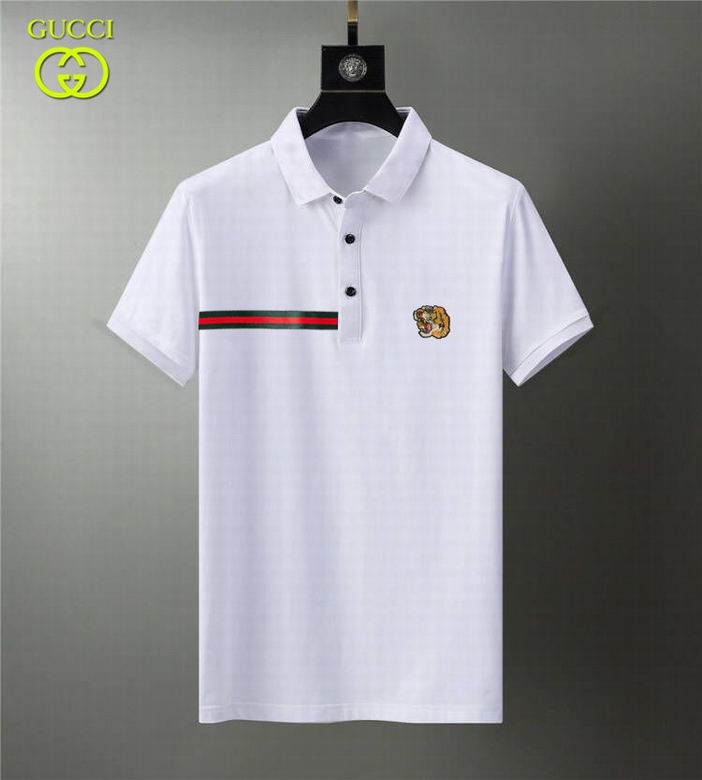 Wholesale Cheap G.ucci Short Sleeve Lapel T Shirts for Sale