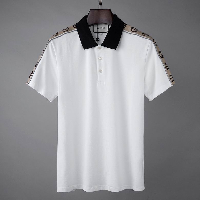 Wholesale Cheap G.ucci Short Sleeve Lapel T Shirts for Sale