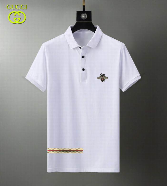 Wholesale Cheap G.ucci Short Sleeve Lapel T Shirts for Sale