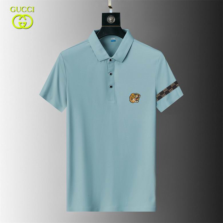 Wholesale Cheap G.ucci Short Sleeve Lapel T Shirts for Sale