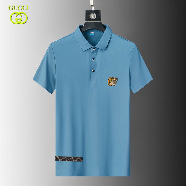 Wholesale Cheap G.ucci Short Sleeve Lapel T Shirts for Sale