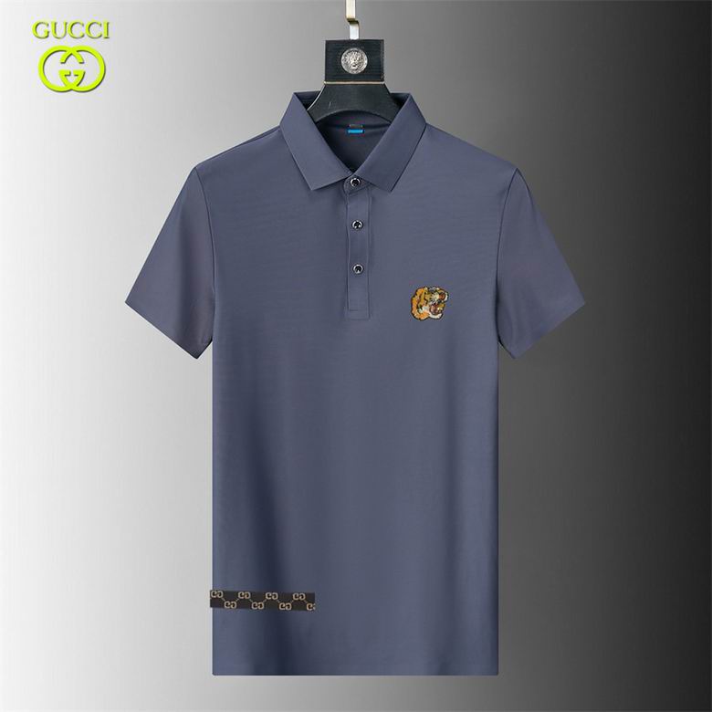Wholesale Cheap G.ucci Short Sleeve Lapel T Shirts for Sale