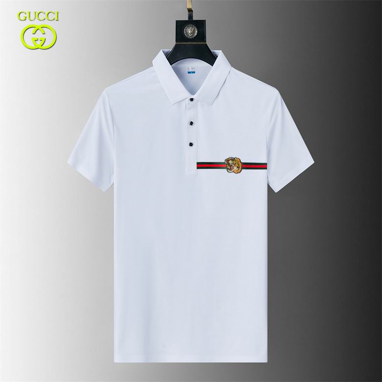 Wholesale Cheap G.ucci Short Sleeve Lapel T Shirts for Sale