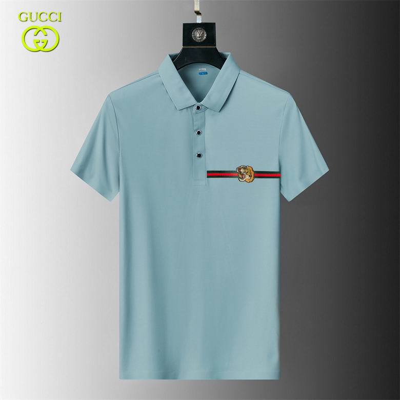 Wholesale Cheap G.ucci Short Sleeve Lapel T Shirts for Sale
