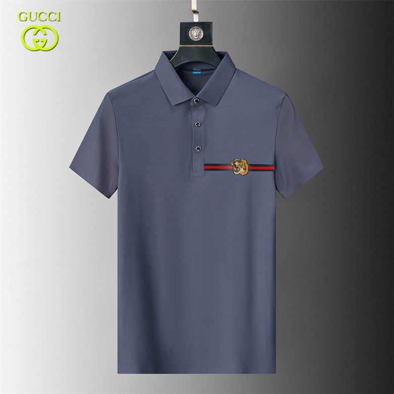 Wholesale Cheap G.ucci Short Sleeve Lapel T Shirts for Sale