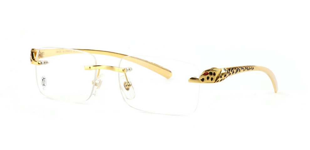 Wholesale Cheap Panthere de Cartier Glasses Frames Replica for Sale-037