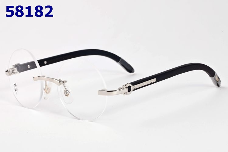 Wholesale Cartier Round Frame Glasses-187