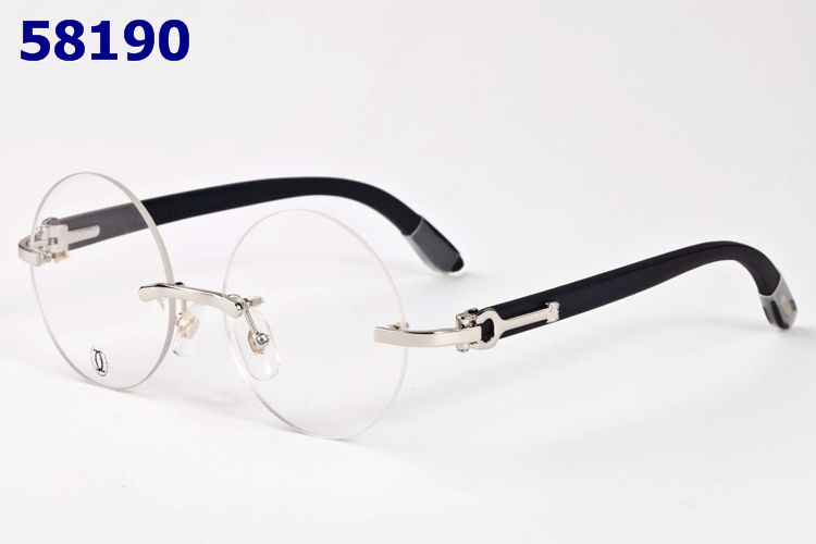 Wholesale Cartier Round Frame Glasses-193